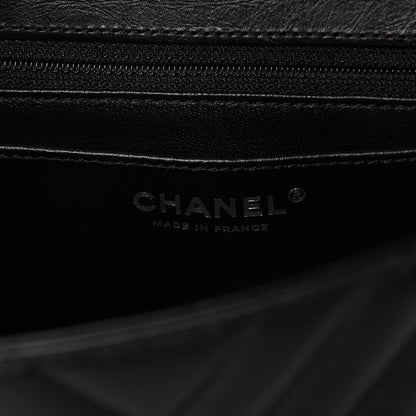 Chanel Aged Calfskin Chevron Quilted 2.55 Reissue Mini Flap So Black 8 of 11