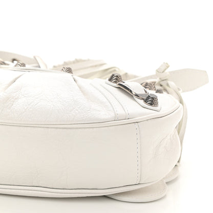 Balenciaga Agneau Arena Le Cagole Shoulder Bag XS Optic White 8 of 9