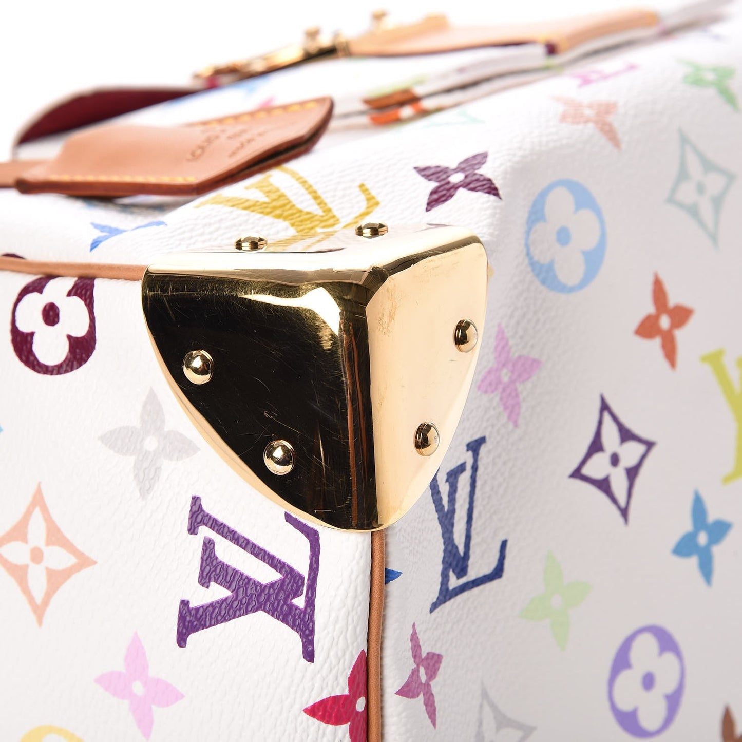 Monogram Multicolor Speedy 30 White