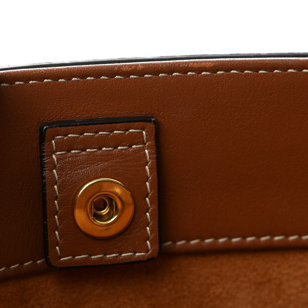 Smooth Calfskin Small Cuir Triomphe Bucket Bag Tan
