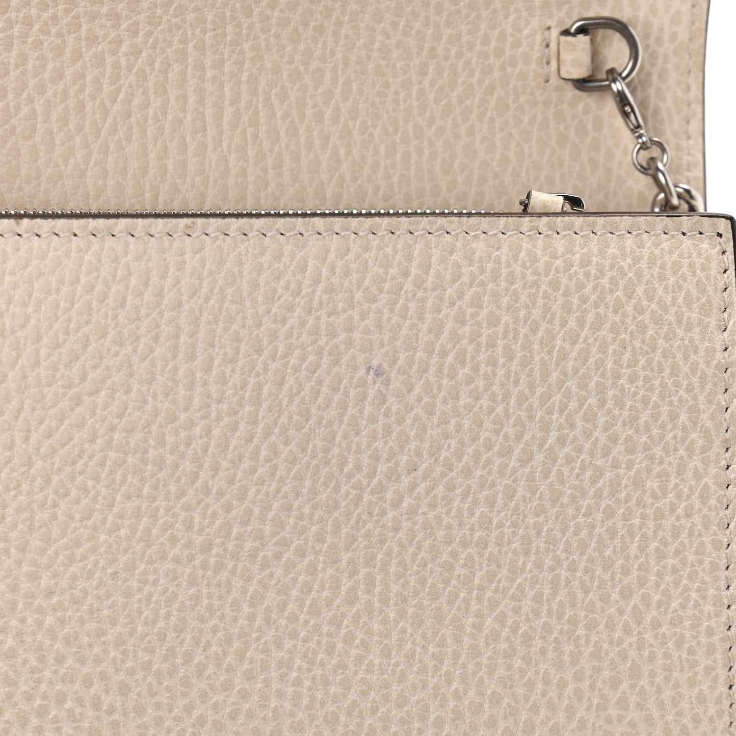 Gucci Dollar Calfskin Mini Dionysus Chain Wallet Mystic White 8 of 11