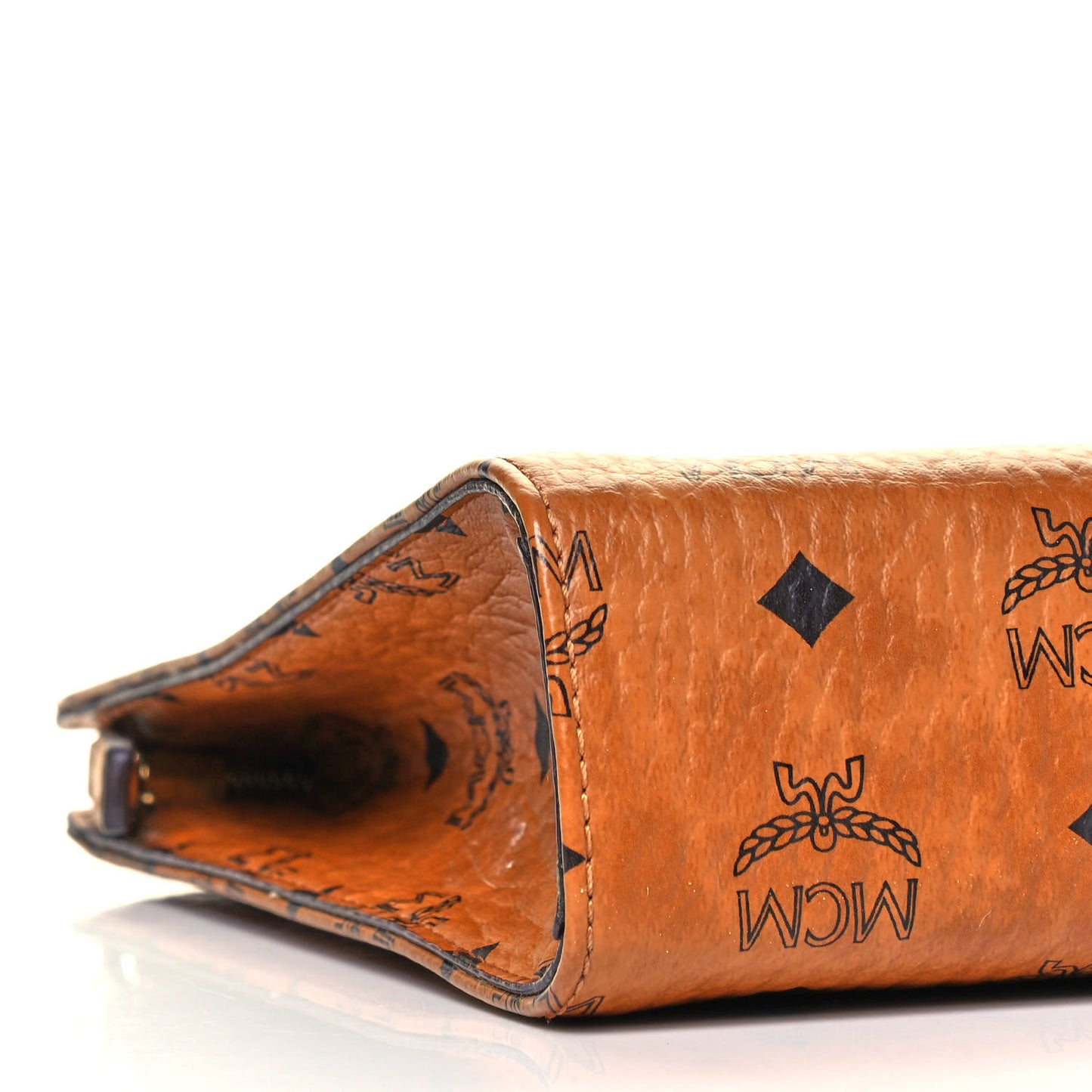 Visetos Medium Zip Pouch Cognac