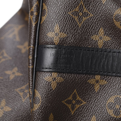 Louis Vuitton Monogram Macassar Keepall Bandouliere 55 5 of 14