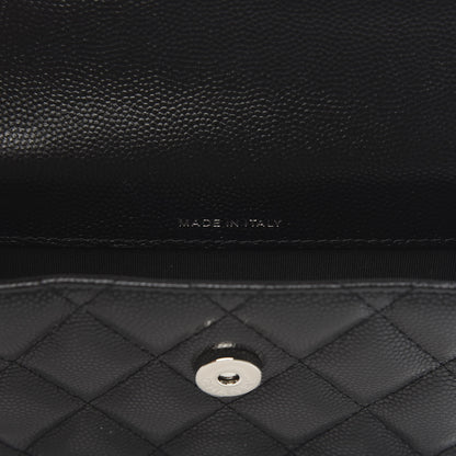 Chanel Caviar Quilted Incognito Belt Flap Card Holder Black 7 of 12