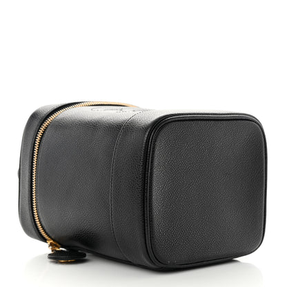 Chanel Caviar Vanity Cosmetic Case Black 4 of 11