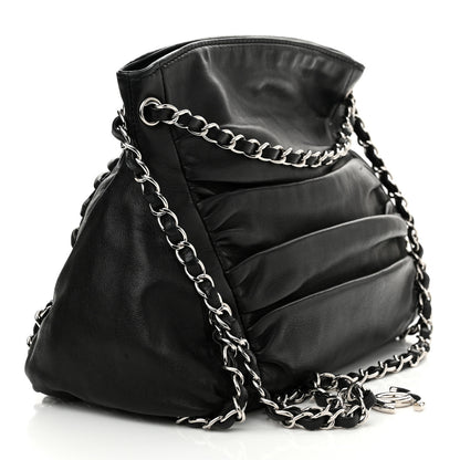 Chanel Lambskin Small Sharpei Shoulder Bag Black 3 of 10