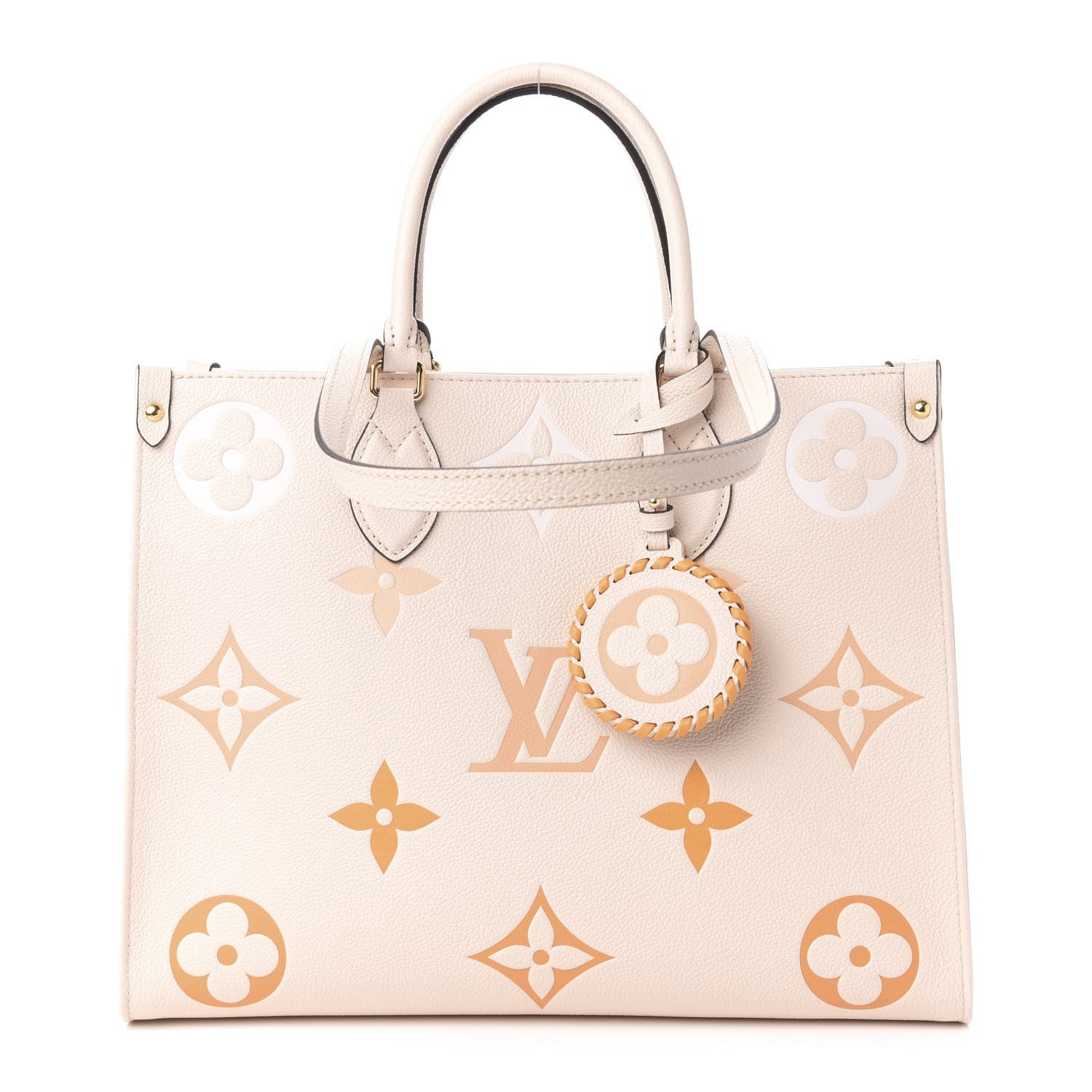Louis Vuitton Empreinte Monogram Giant By The Pool Onthego MM Cream Saffron 1 of 11