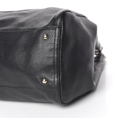 Gucci Pebbled Calfskin Large Soho Shoulder Bag Black 10 of 17