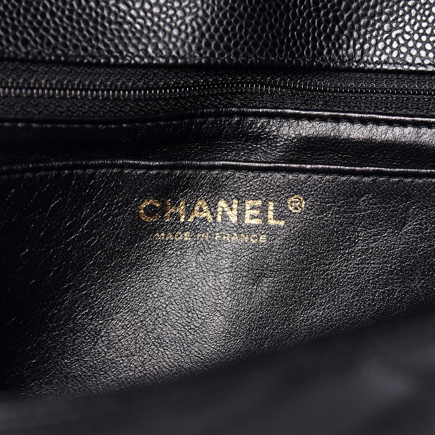 Chanel Caviar Quilted Jumbo Single Flap Black 6 of 13