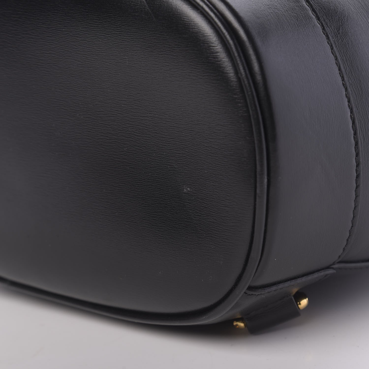 Gucci Boarded Plutone Calfskin Horsebit 1955 Single Buckle Backpack Black 10 of 14