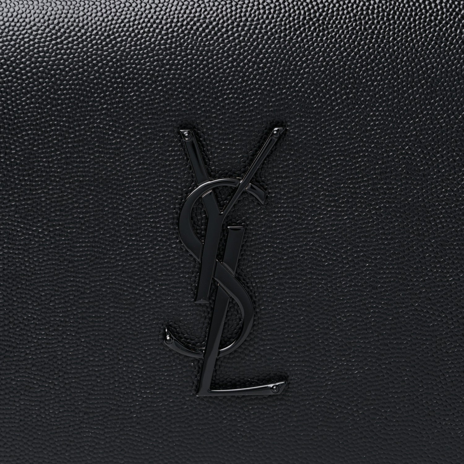 Saint Laurent Grain De Poudre Classic Monogram Kate Clutch Black 12 of 12