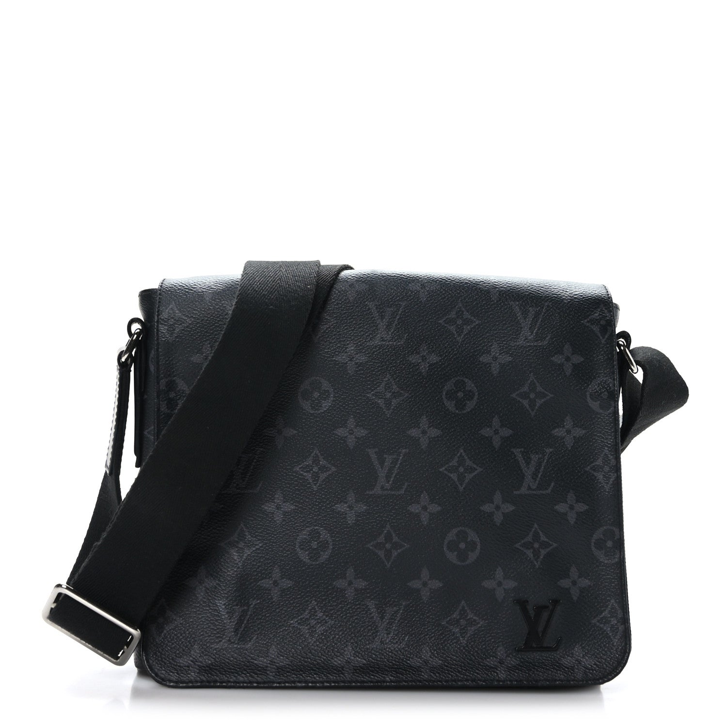 Louis Vuitton Monogram Eclipse District PM Black 1 of 8