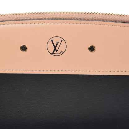 Louis Vuitton Calfskin City Steamer Wallet Black Creme Bourgogne 7 of 8