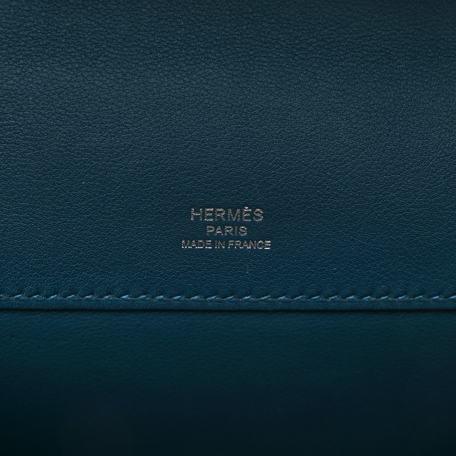 Hermes Swift Kelly Cut Clutch Pochette Bleu Tempete 6 of 11