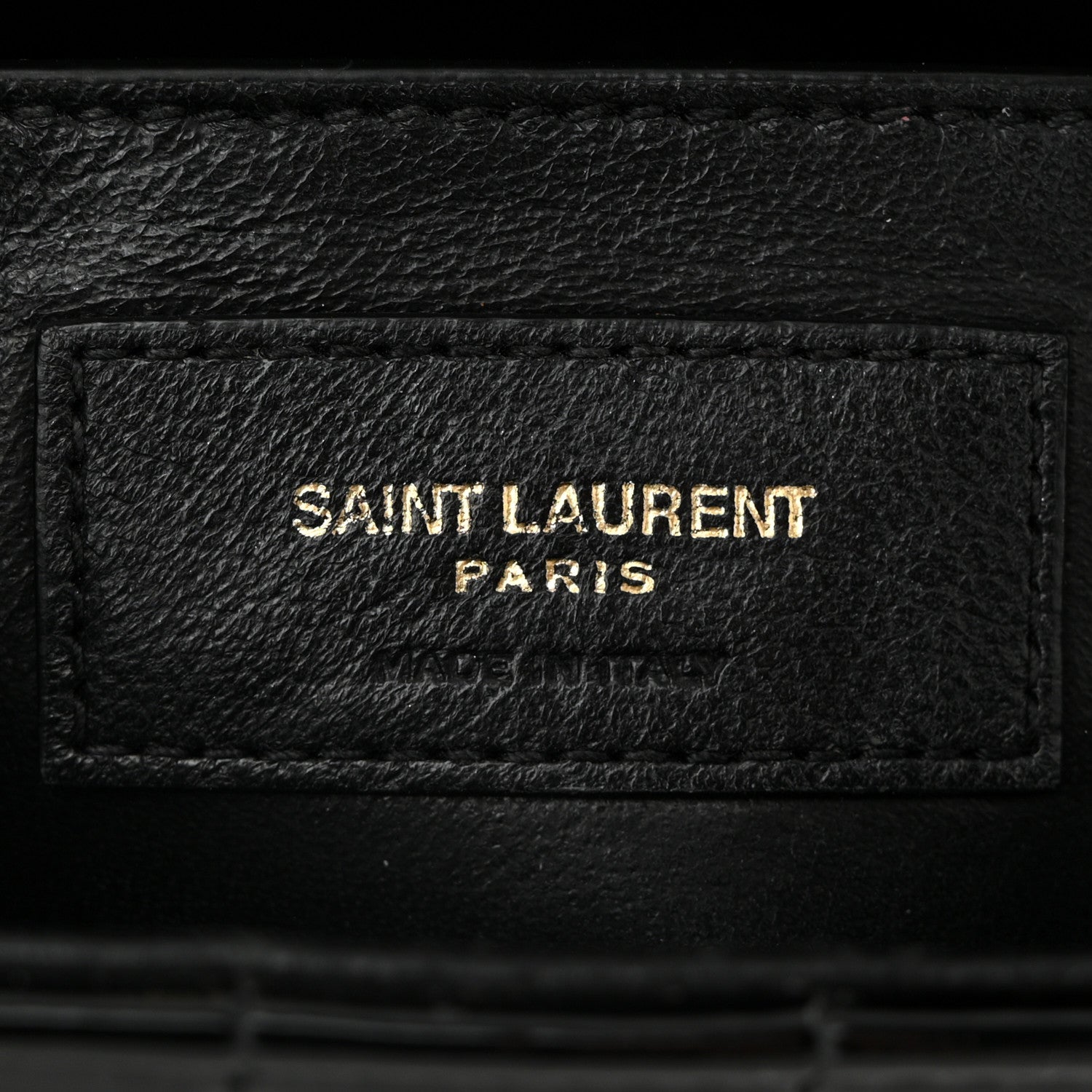 Saint Laurent Patent Calfskin Matelasse Monogram Medium Vicky Chain Bag Black 5 of 10
