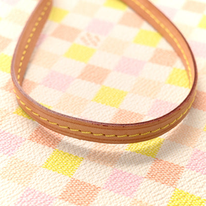 Louis Vuitton Damier Giant Neverfull MM Pochette Peach 9 of 11
