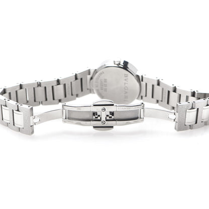 Bulgari Stainless Steel Diamond 23mm Quartz Watch Black 6 of 6