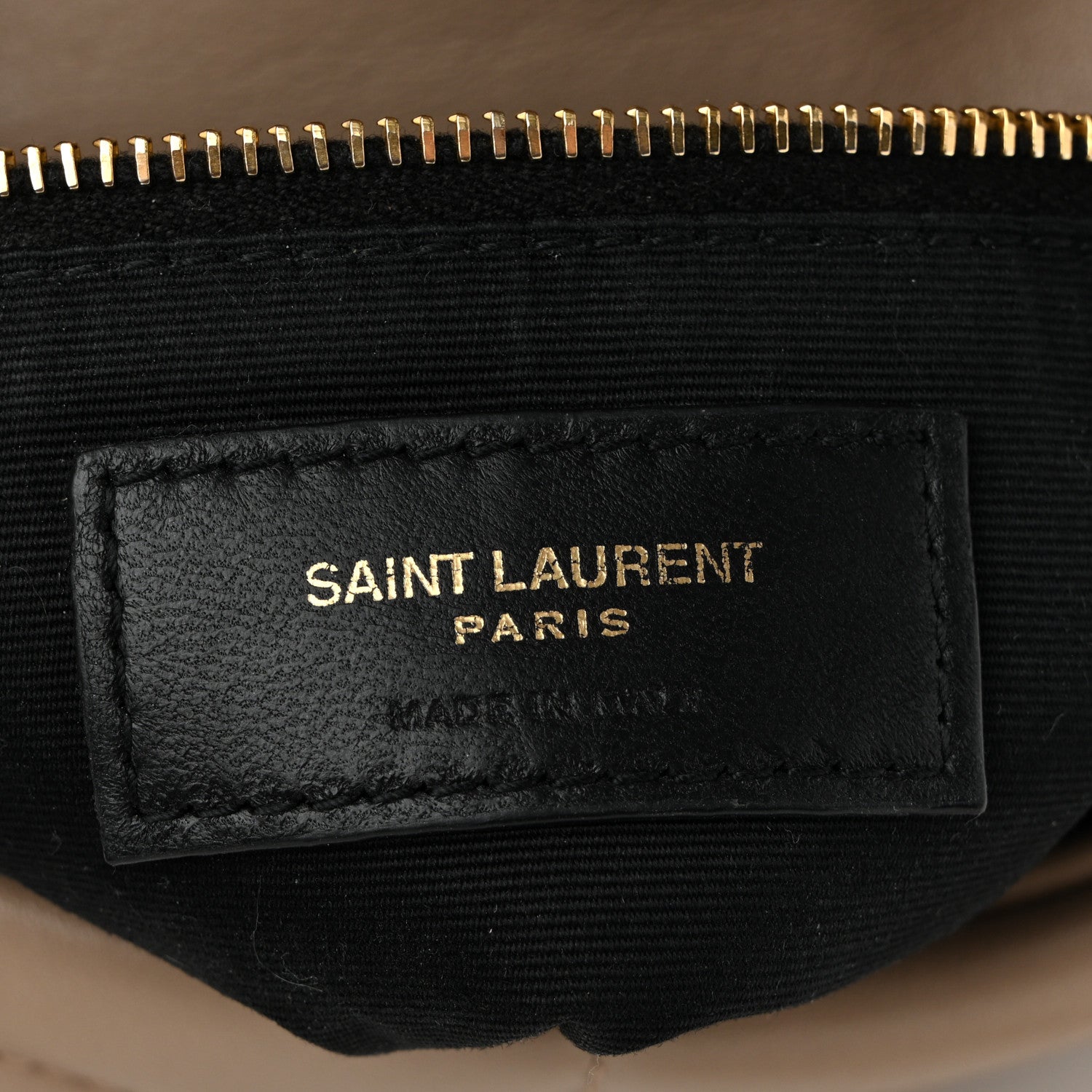 Saint Laurent Lambskin Quilted Toy Loulou Puffer Monogram Chain Satchel Nude Powder 6 of 10