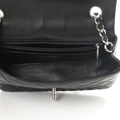 Chanel Lambskin Quilted Mini Rectangular Flap Black 5 of 14