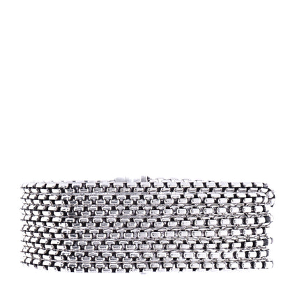 David Yurman Sterling Silver Eight-Row Box Chain Bracelet 1 of 6