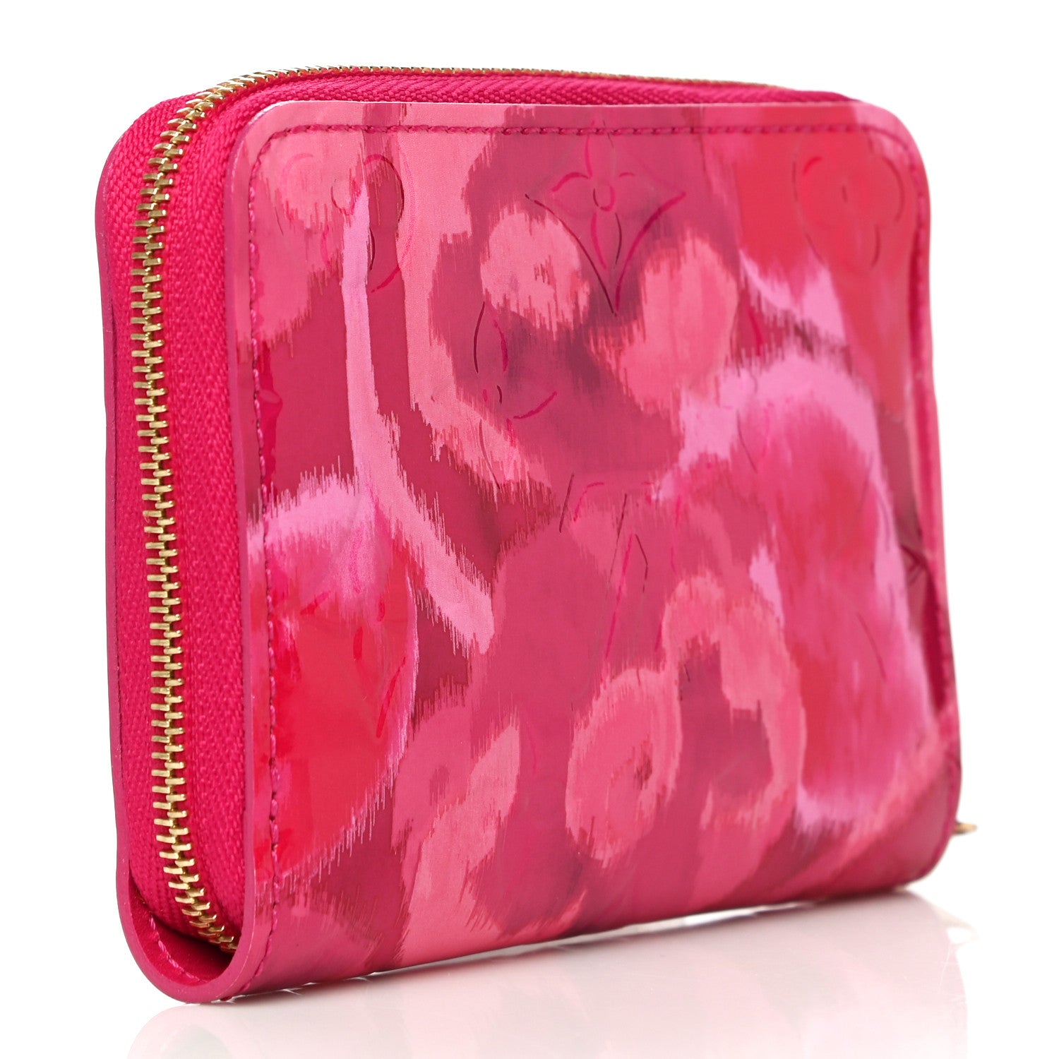 Louis Vuitton Vernis Ikat Zippy Coin Purse Rose Indien 3 of 9