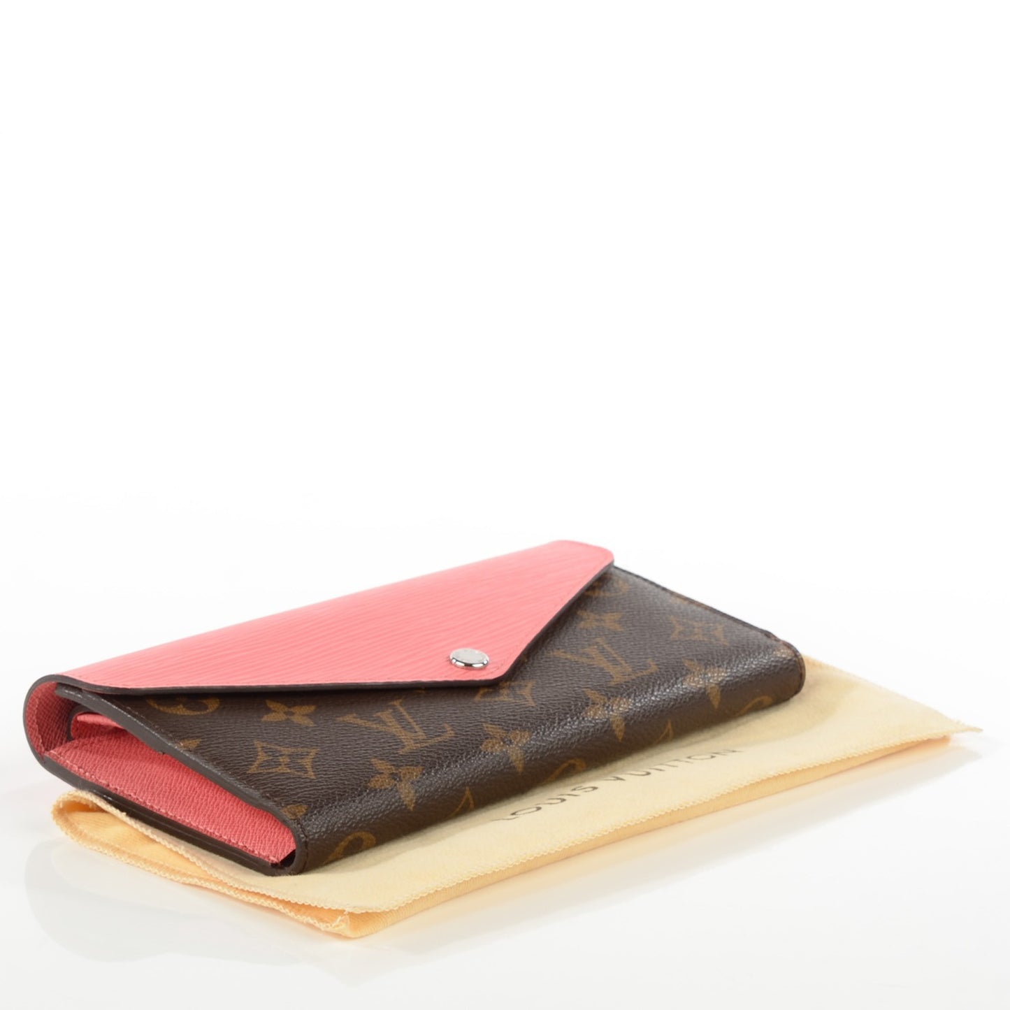Monogram Epi Marie-Lou Long Wallet Corail
