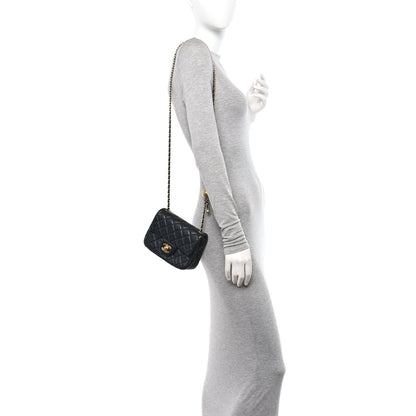 Chanel Lambskin Quilted Mini Pearl Crush Flap Black 2 of 11