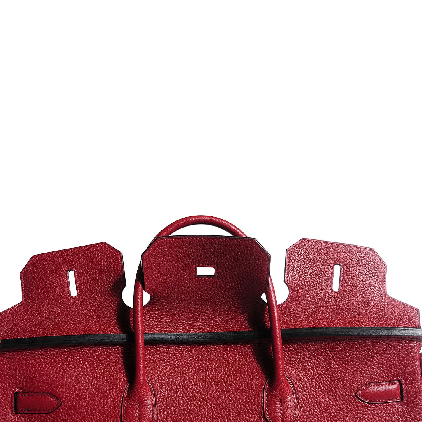 Taurillon Clemence Birkin 40 Rouge Garance