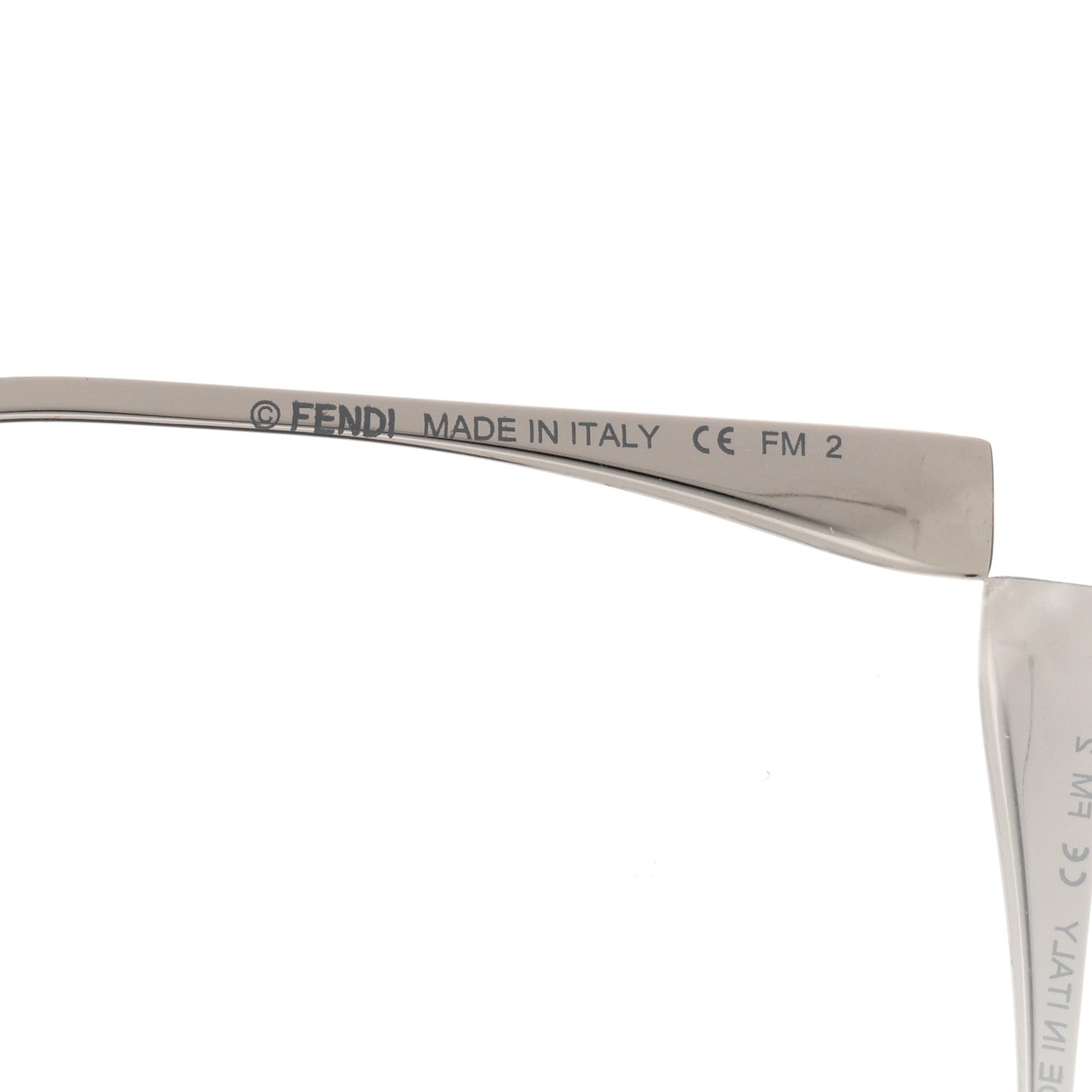 Fendi Metal Dots Square Sunglasses FF 0259/S Palladium 7 of 7