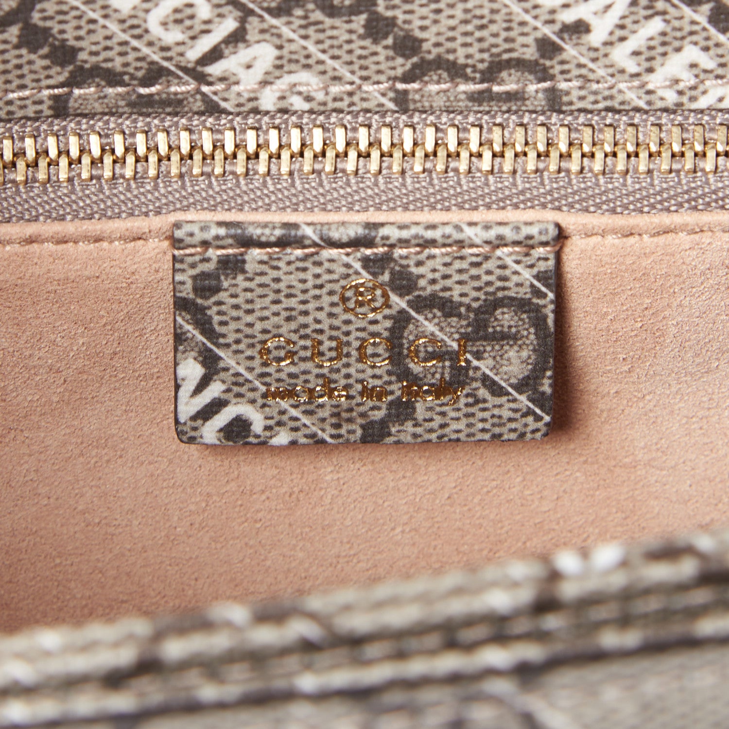 Gucci X BALENCIAGA GG Supreme Monogram Logo Print Horsebit 1955 Shoulder Bag Beige Ebony 7 of 8
