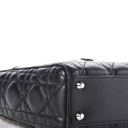 Christian Dior Lambskin Cannage Mini Lady Dior Black 8 of 11
