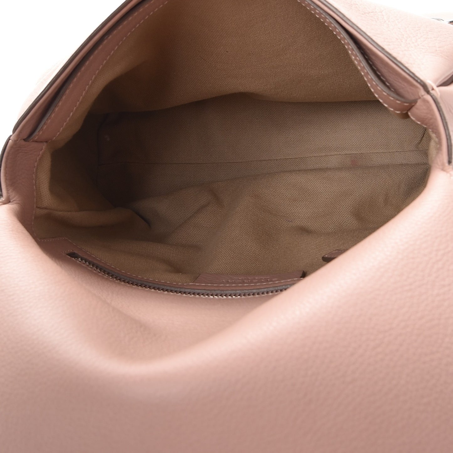 Calfskin Small Pandora Pure Flap Bag Powder Pink