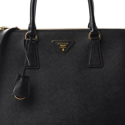 Prada Saffiano Medium Galleria Double Zip Tote Black 11 of 11