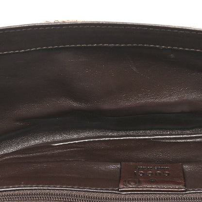 Gucci Snakeskin Bamboo Top Handle Bag Natural 5 of 10