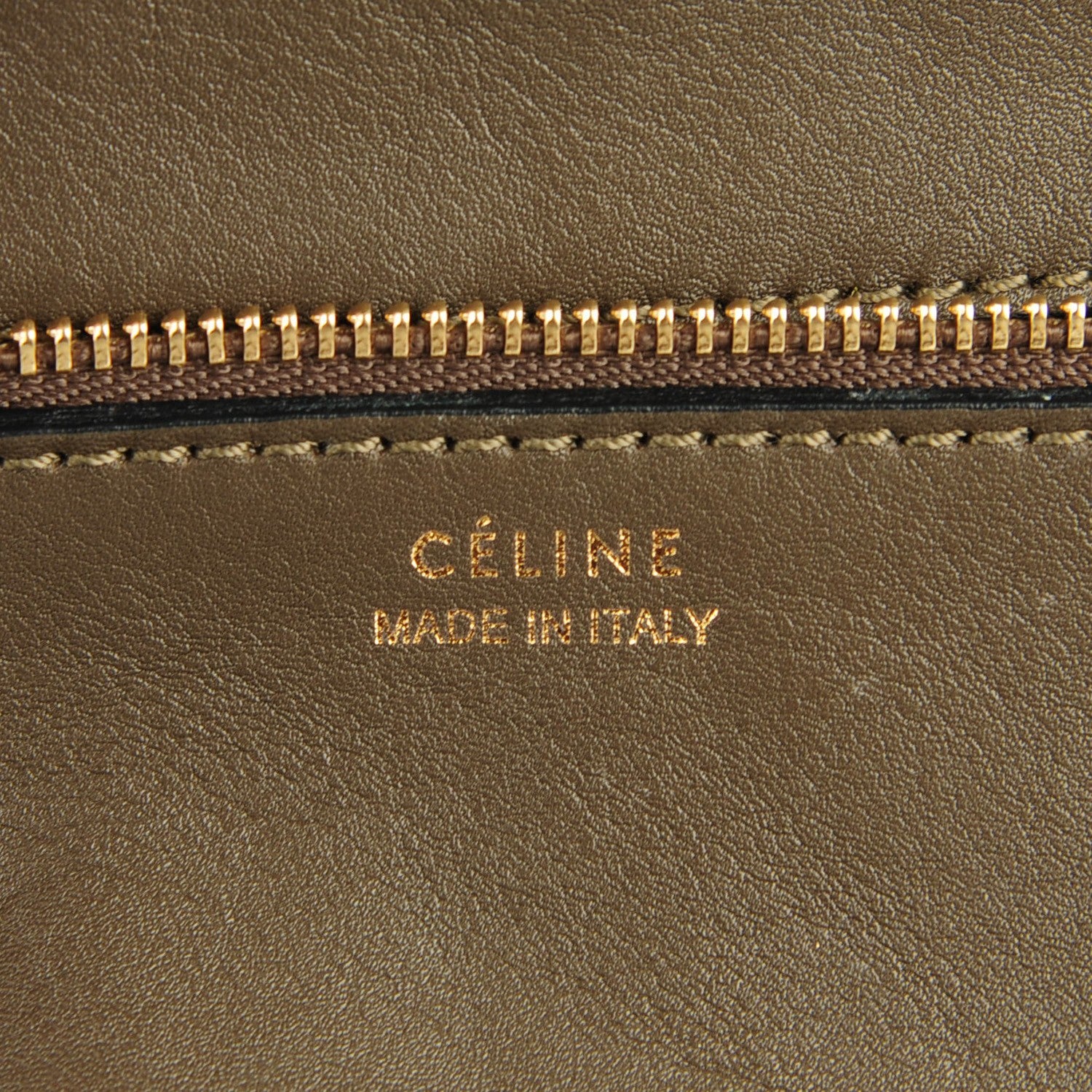 Celine Smooth Calfskin Crocodile Embossed Nubuck Mini Tie Tote Grey 6 of 7