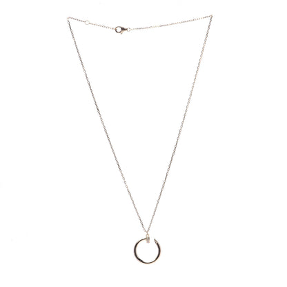 Cartier 18K Yellow Gold Diamond Juste Un Clou Pendant Necklace 3 of 8