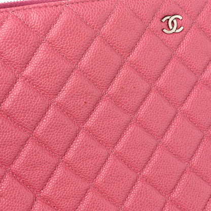 Chanel Caviar Quilted Large Cosmetic Case Rose Pink 9 of 9