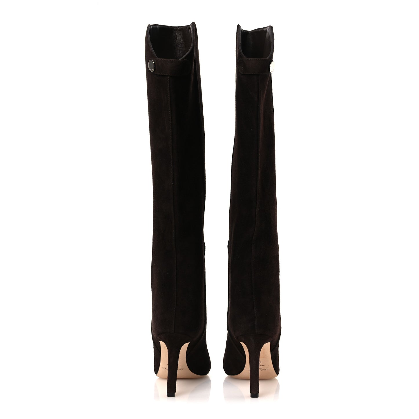 Suede Alizze 85 Knee High Boots 37.5 Chocolate