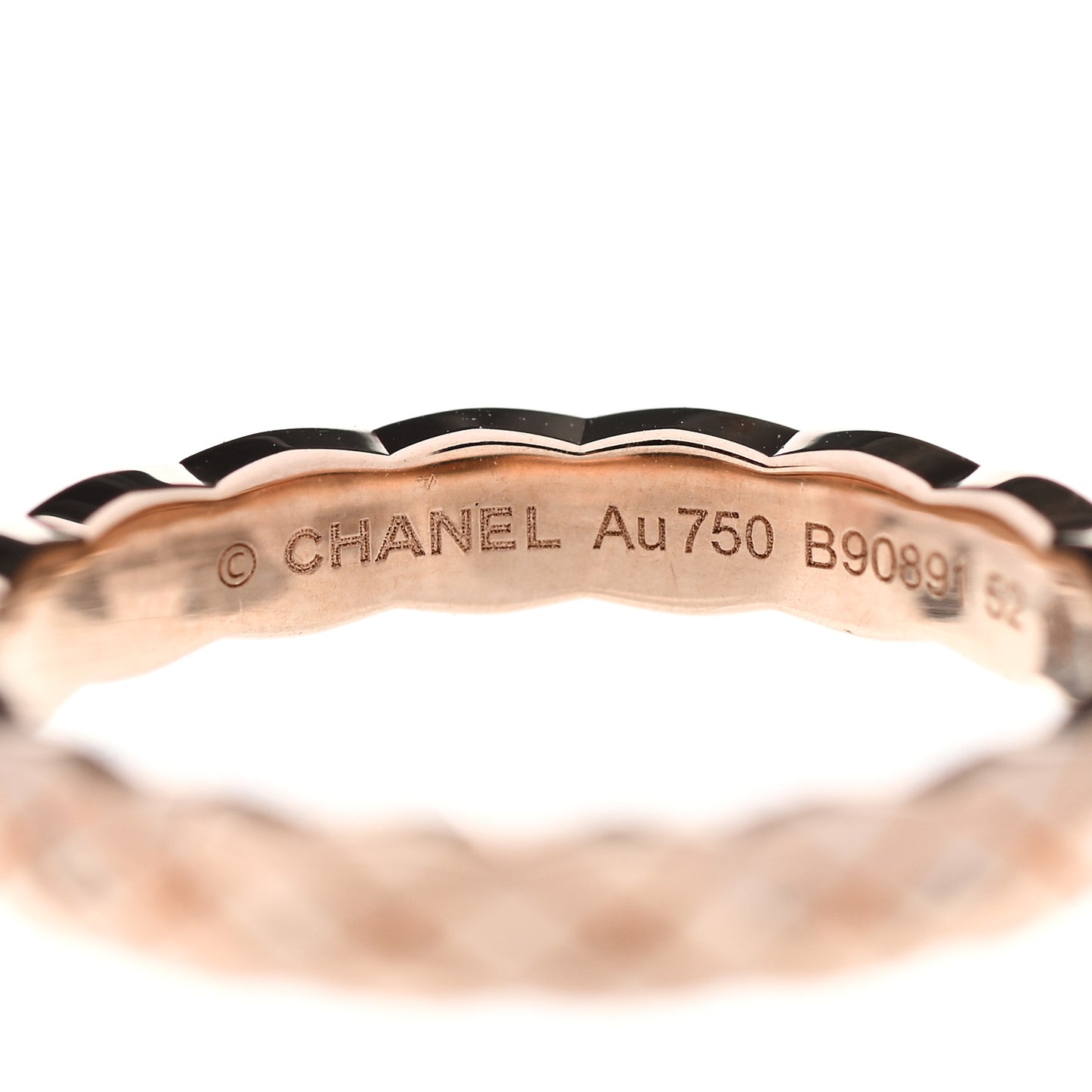 18K Beige Gold Mini Coco Crush Ring 52 6