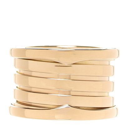 Bulgari 18K Yellow Gold B.Zero1 Five-Band Anniversary Ring 48 4.5 1 of 4