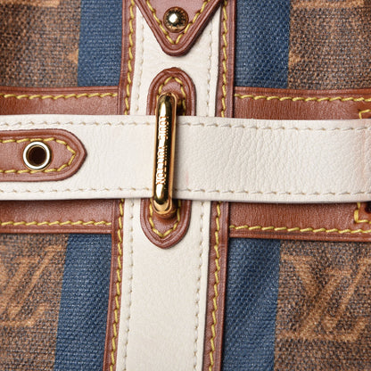 Louis Vuitton Monogram Rayures Tisse Sac GM Blue 16 of 18