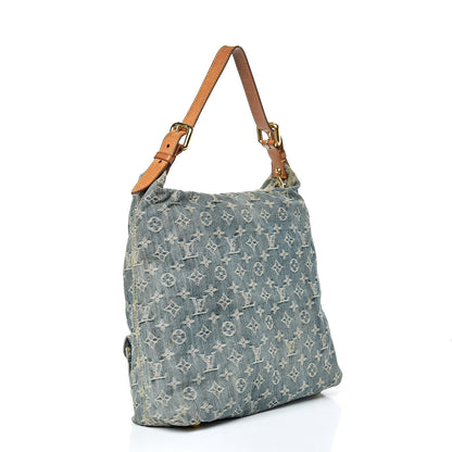 Louis Vuitton Denim Baggy GM Blue 3 of 20