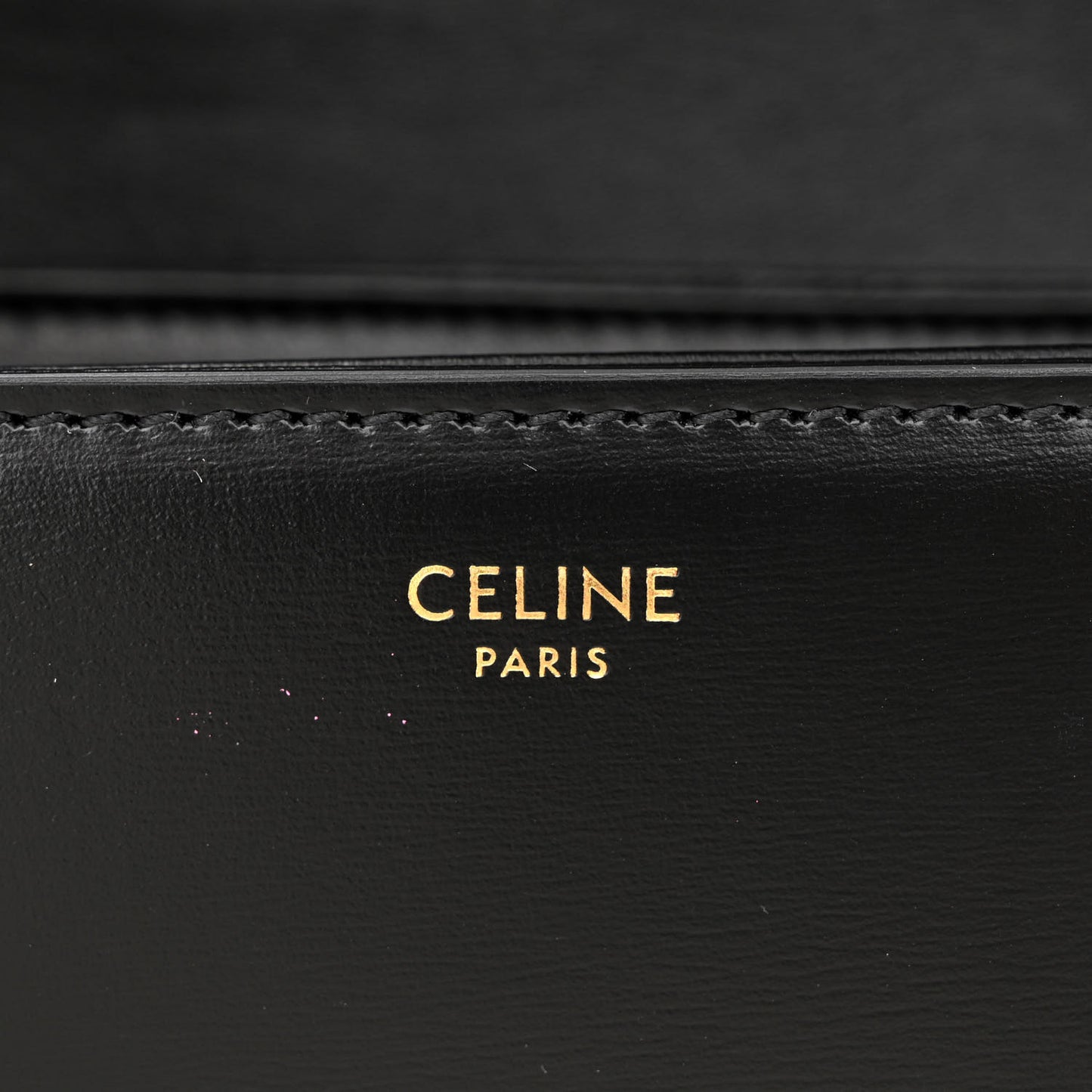 Shiny Calfskin Teen Triomphe Black