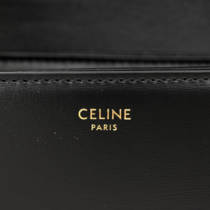 Celine Shiny Calfskin Teen Triomphe Black 6 of 15