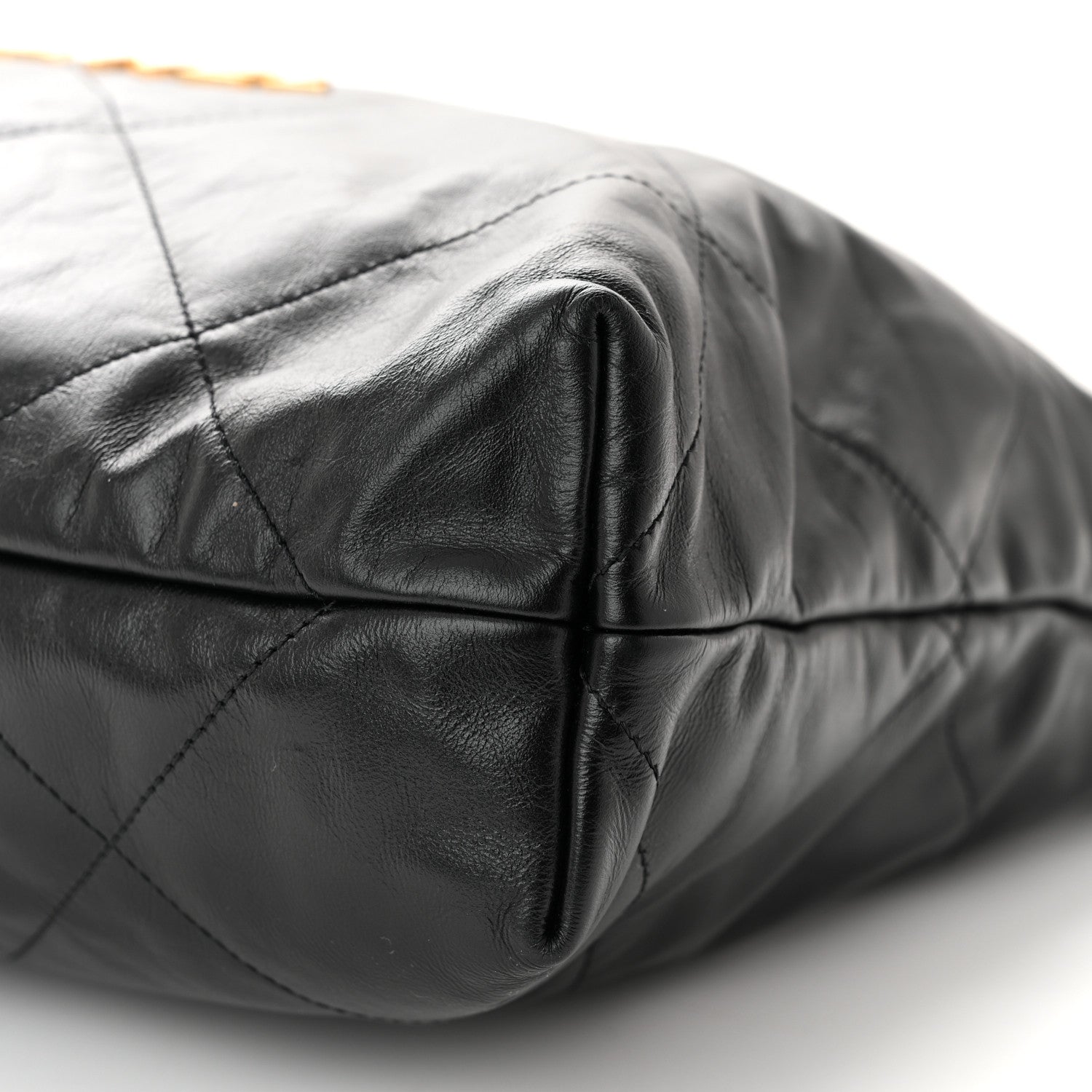Chanel Shiny Calfskin Quilted Chanel 22 Black 11 of 11