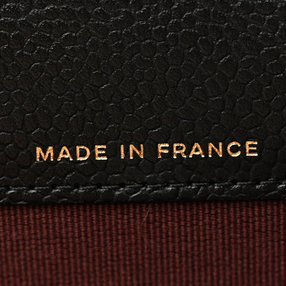 Chanel Caviar Quilted Flap Card Holder Wallet Black 7 of 9