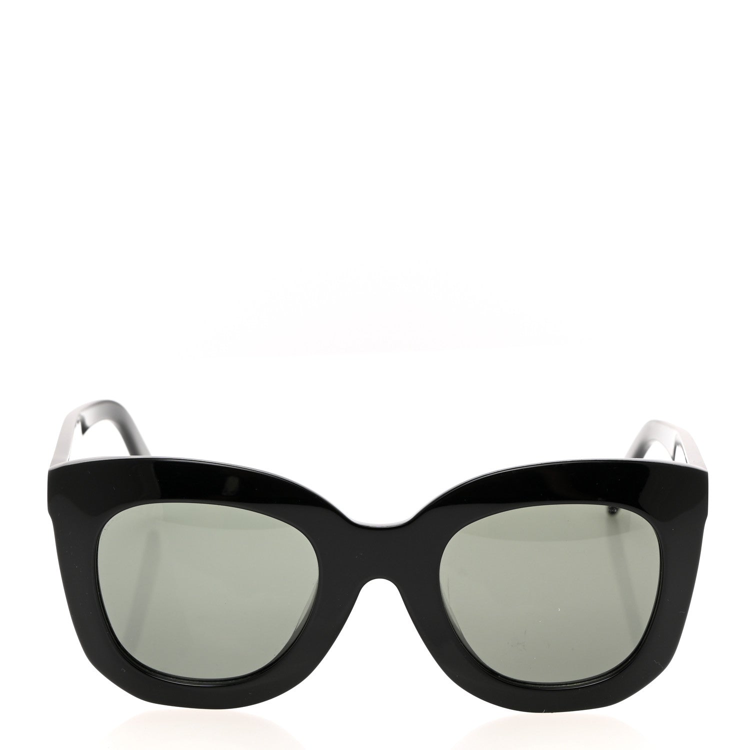 Celine Oversized Round Sunglasses CL4005FN Black 2 of 9