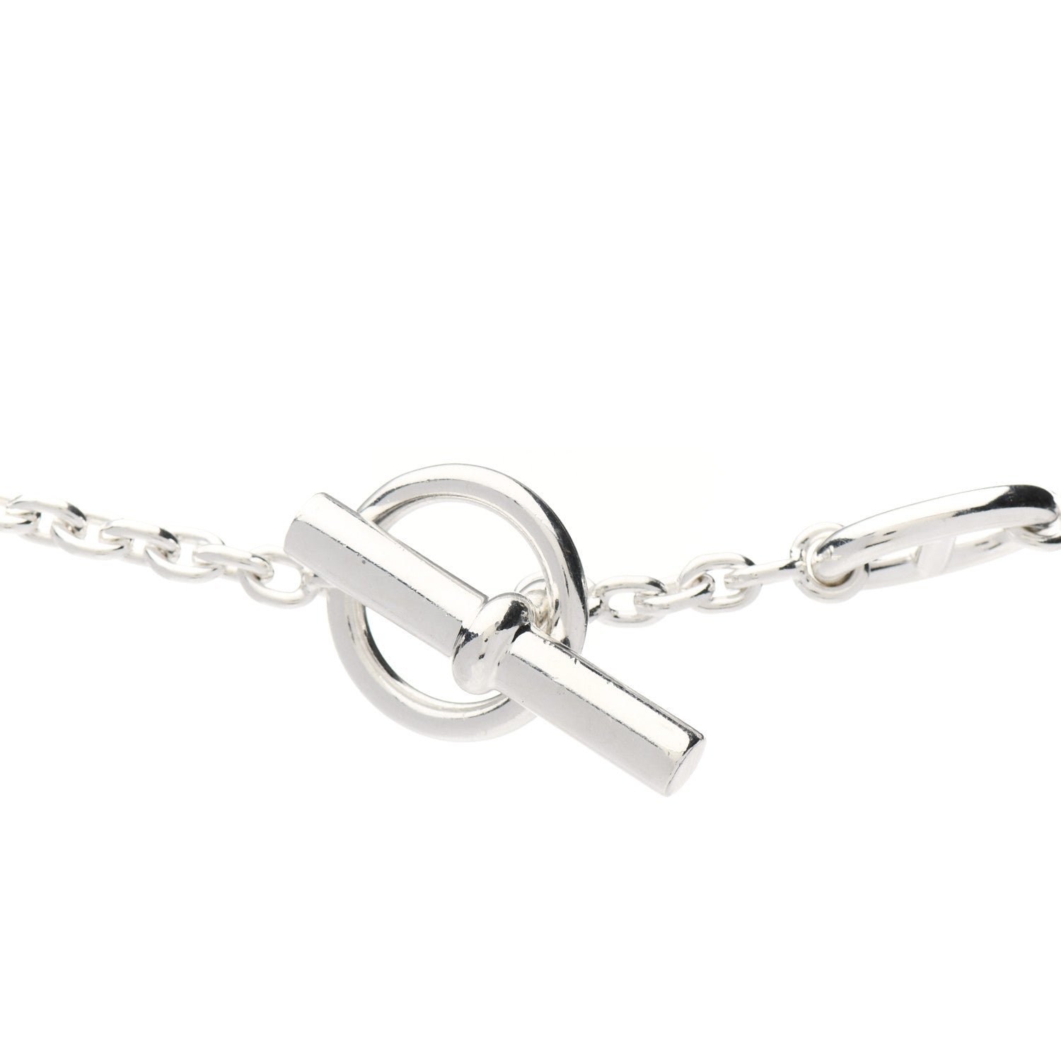 Hermes Sterling Silver Farandole Necklace 160 5 of 5