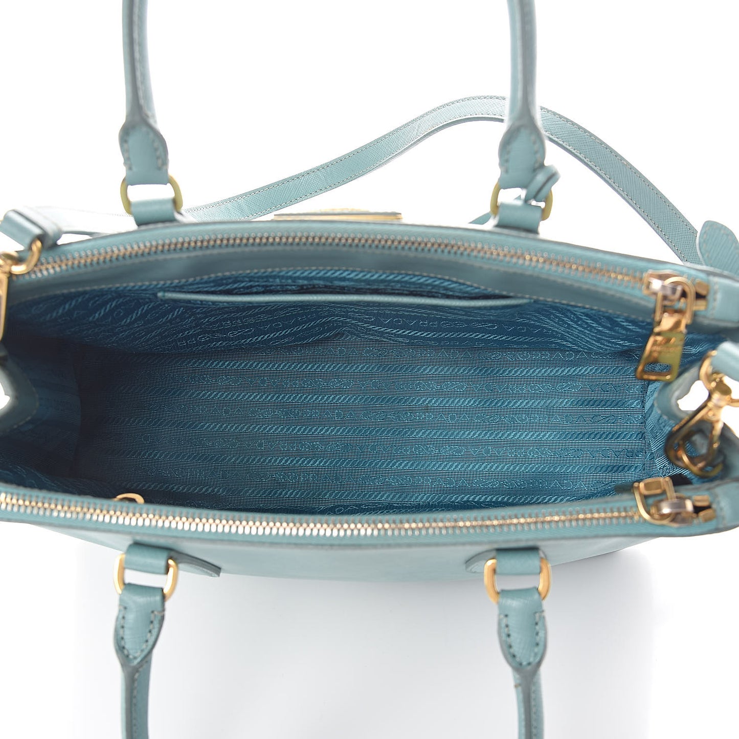 Saffiano Small Galleria Double Zip Tote Anice