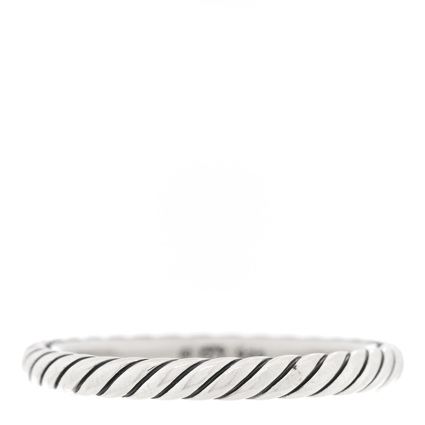 Sterling Silver Cable Classics Band Ring 63 10.25